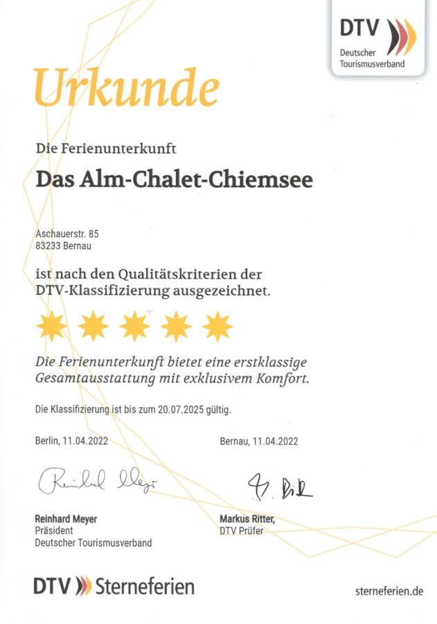 Das Alm-Chalet-Chiemsee Bernau am Chiemsee Ngoại thất bức ảnh